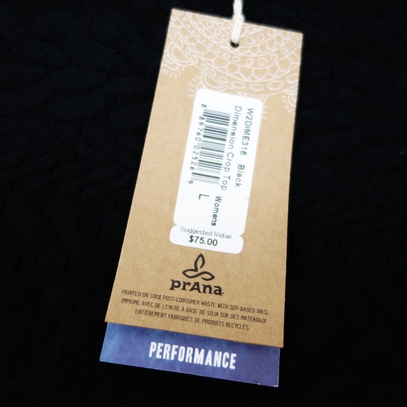 New prAna Womens Active Dimension Crop Top - Picture 3 of 7